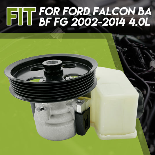 PORIYA Power Steering Pump for Ford Falcon BA BF FG 4.0L 6cyl XR6 02-14 TURBO LPG