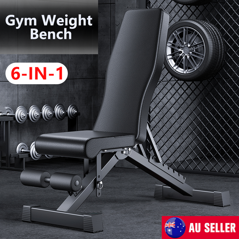 Load image into Gallery viewer, Adjustable Weight Abdominal Bench Sit-Up Back Support Fitness Flat Gym Exercise
