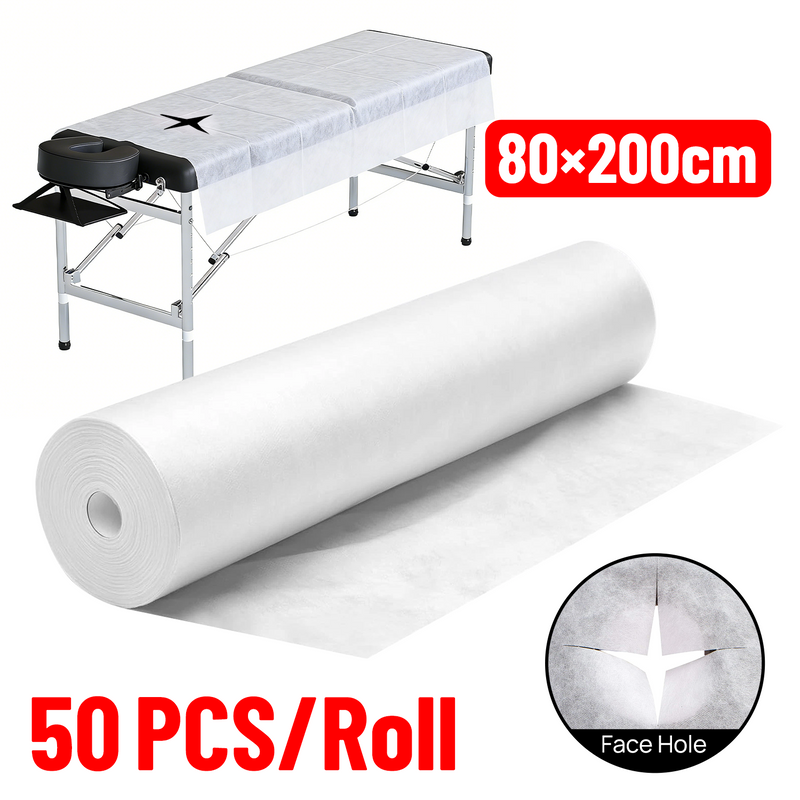 Load image into Gallery viewer, PORIYA 100-300 pcs Disposable Massage Table Sheet Non-Woven Spa Salon Beauty Bed Cover
