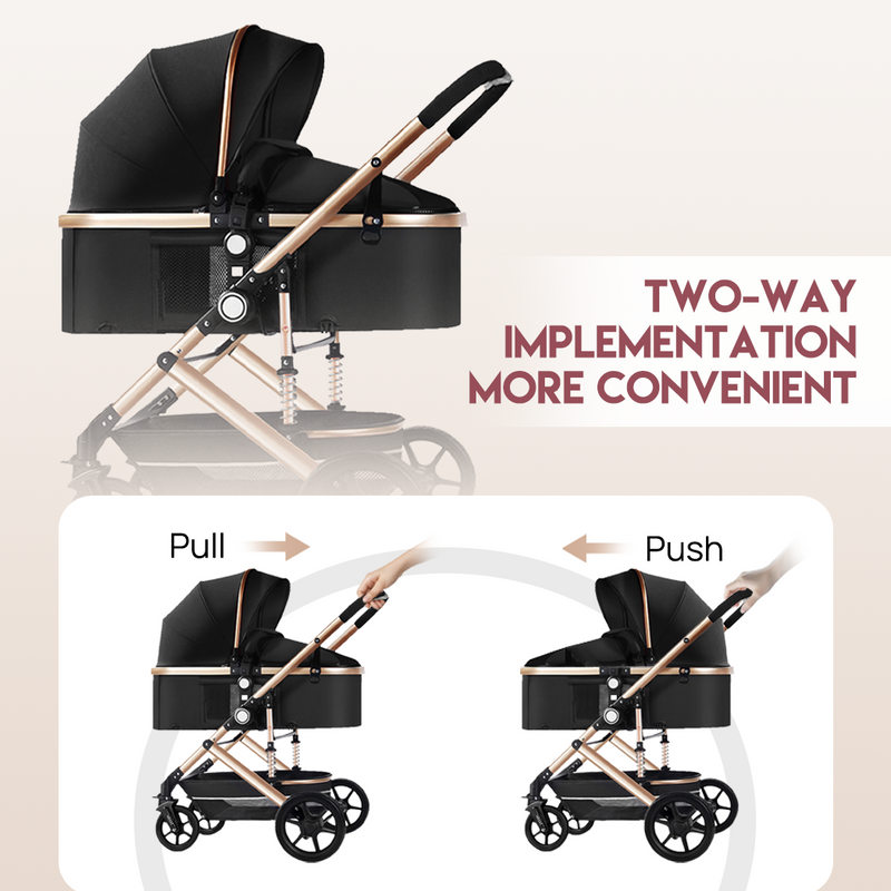 Load image into Gallery viewer, PORIYA Baby Stroller Foldable Pram Bassinet Carriage Infant Travel Pushchair Strollers
