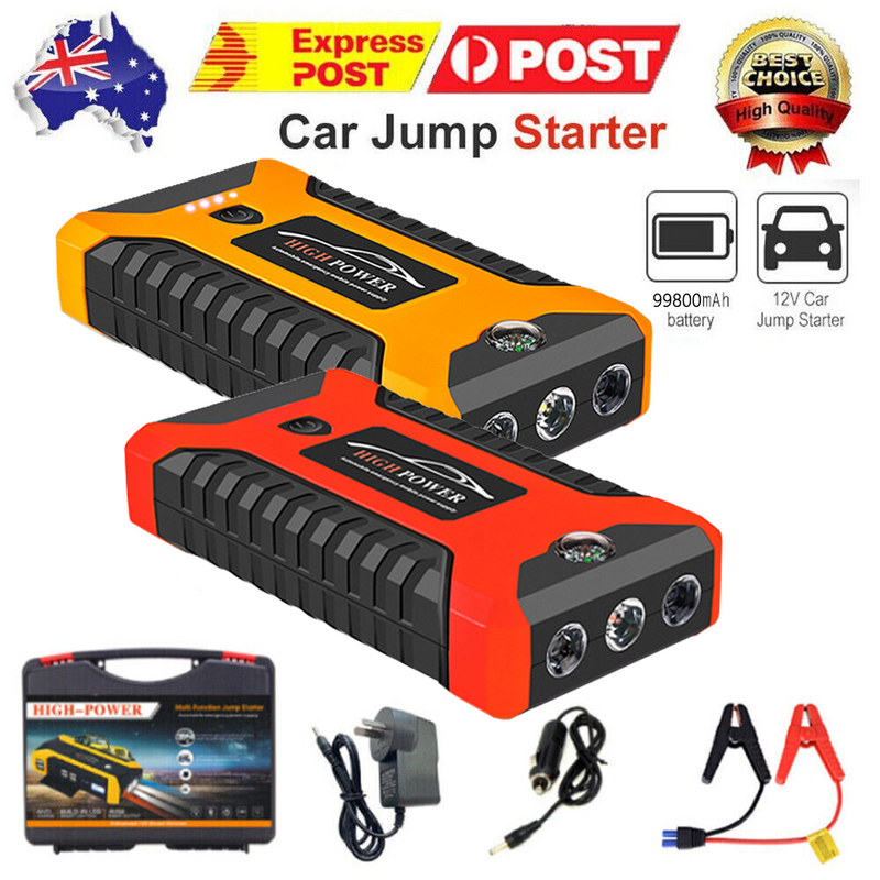 Load image into Gallery viewer, PORIYA 99800mAh Portable Car Jump Starter Booster 12V 1000A Battery Charger Power Bank
