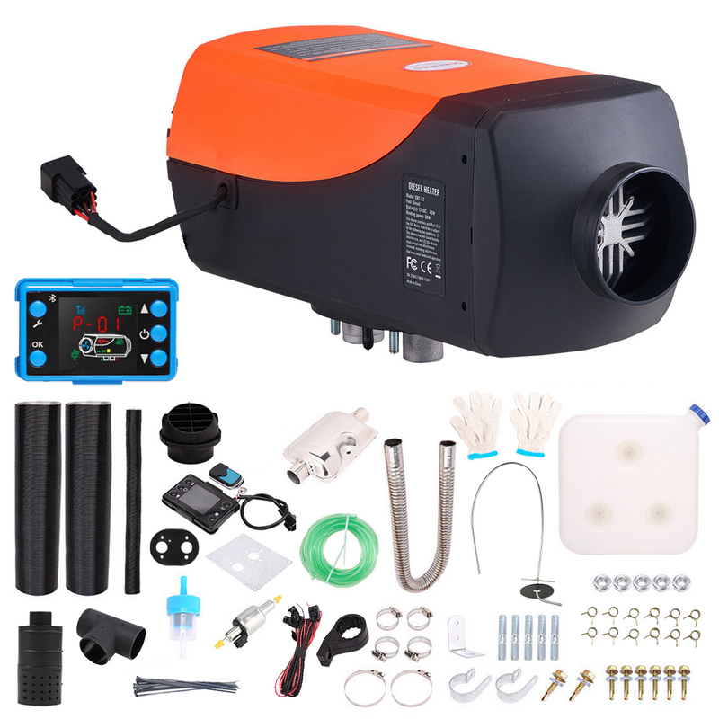 Load image into Gallery viewer, PORIYA Diesel Air Heater 12V 8KW Bluetooth App LCD Display for Bus RV Indoors
