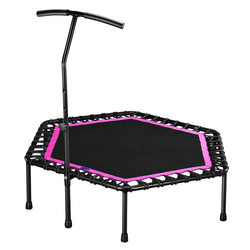 Load image into Gallery viewer, 53&#39;&#39; Mini Fitness Trampoline Gym Trainer Rebounder Jogger Home Cardio Exercise
