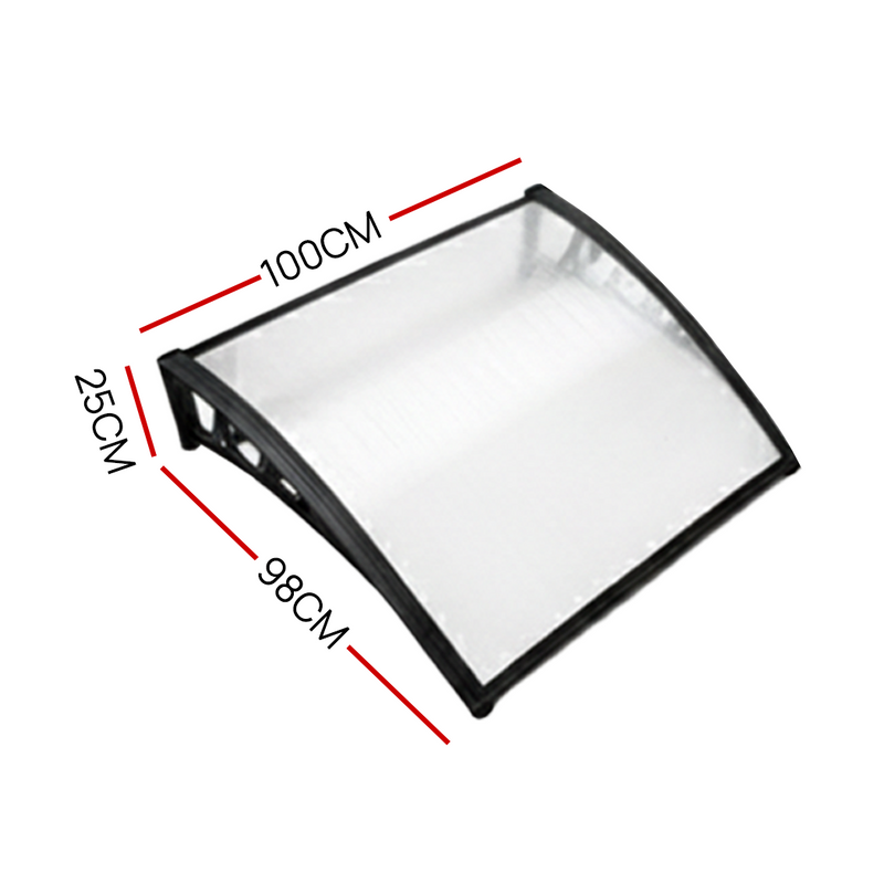 Load image into Gallery viewer, PORIYA Window Door Awning Outdoor Balcony Door Canopy Shelter Rain Cover Wind Shield
