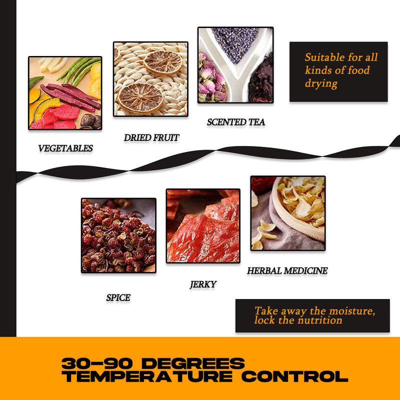 Load image into Gallery viewer, PORIYA 5/10 Trays Food Dehydrator Stainless Steel Fruit Dehydrators Jerky Dryer
