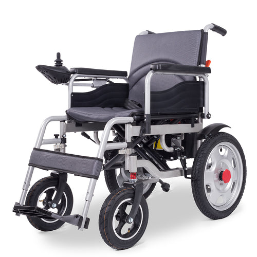 Electric Wheelchair Folding Long Range Motorised Foldable Armrest Free Flip