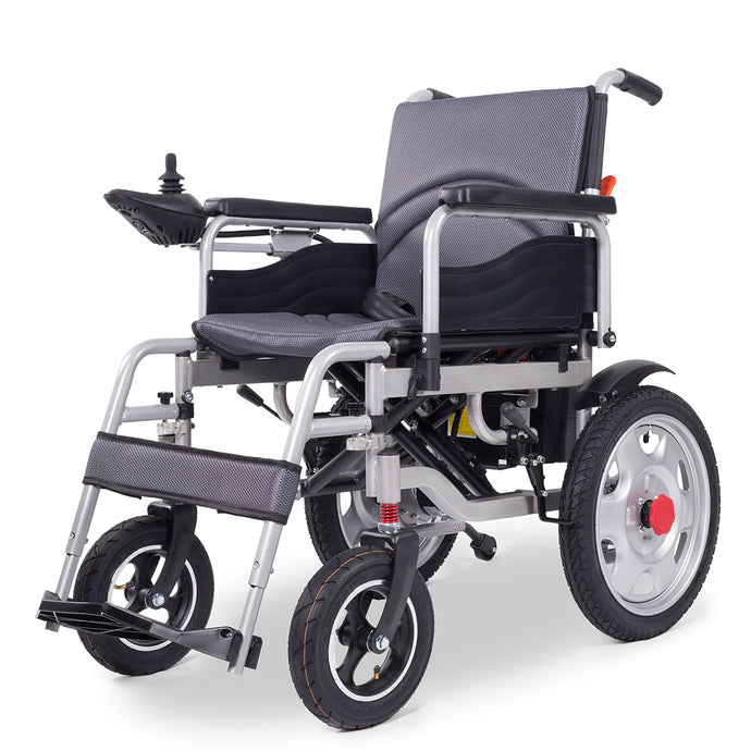 Electric Wheelchair Folding Long Range Motorised Foldable Armrest Free Flip