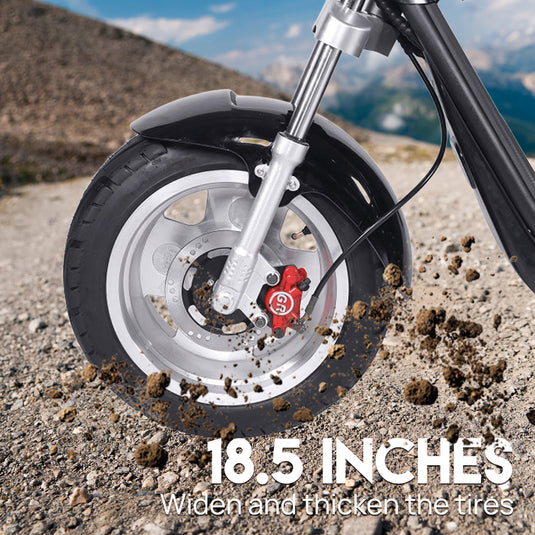 Electric Tricycle 3000W 60KM/H Off Road E-Scooter W/ Golf Rack Golf Cart Scooter