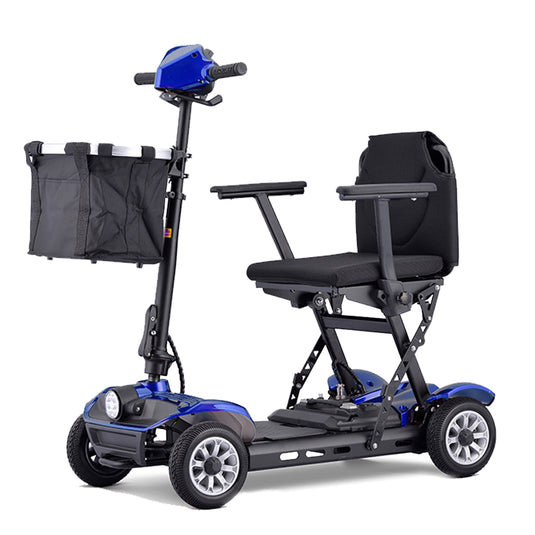 Portable Electric Mobility Scooter Motorised 4 Wheel Folding Scooter 35KM Range
