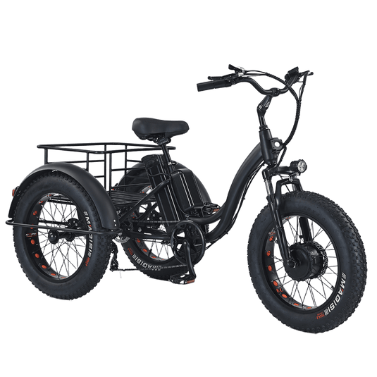 1500W Electric Tricycle escooter Urban City Bicycle Rechargeable 20" Fat Tyre