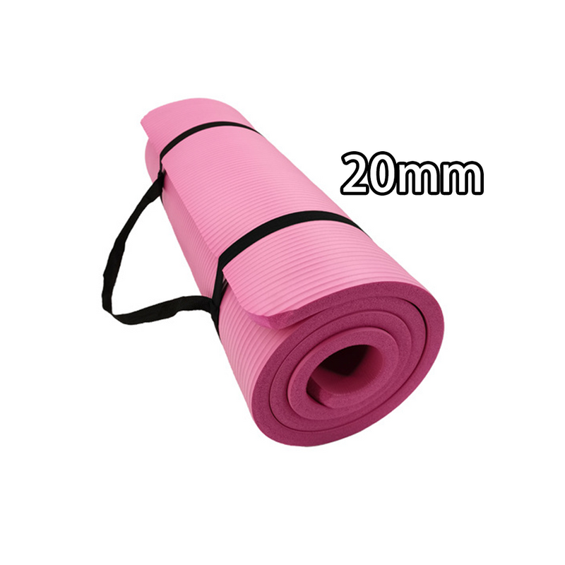 Load image into Gallery viewer, 10/15/20MM Thick Yoga Mat Pad NBR Nonslip Exercise Fitness Pilate Gym Durable
