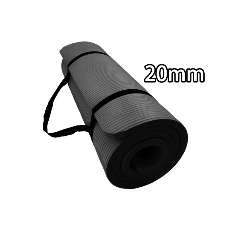 Load image into Gallery viewer, 10/15/20MM Thick Yoga Mat Pad NBR Nonslip Exercise Fitness Pilate Gym Durable
