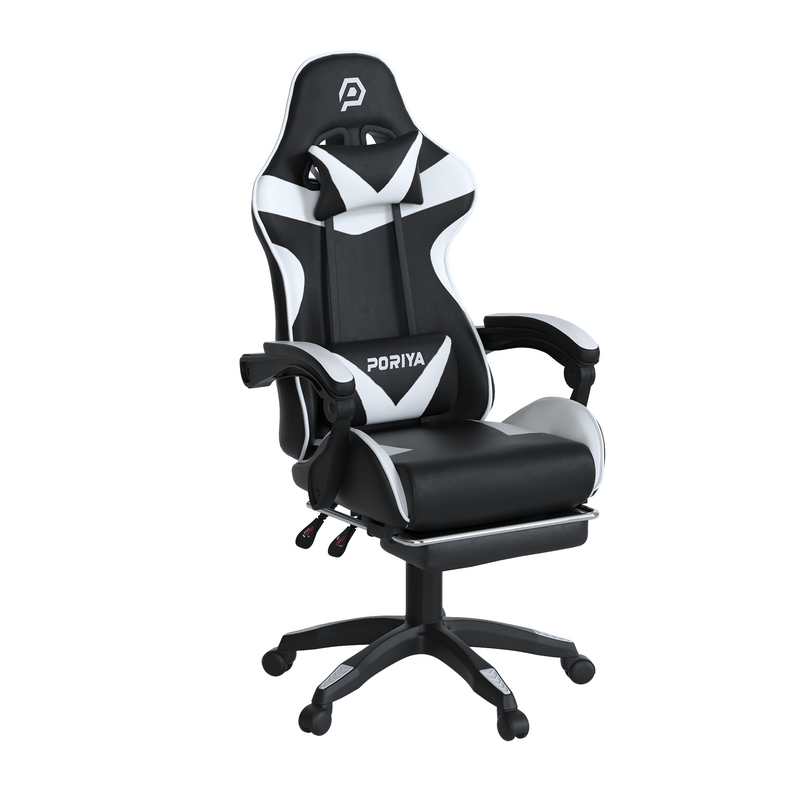 Load image into Gallery viewer, PORIYA Gaming Chair Home Office Computer Seat Racing PU Executive Recliner Chair
