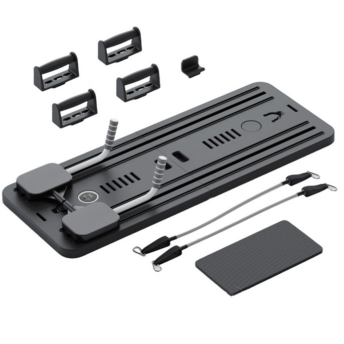 Multifunctional Abdominal Board Pilates Slide Board Gym 8-in-1 W/ 4×Push-up grip