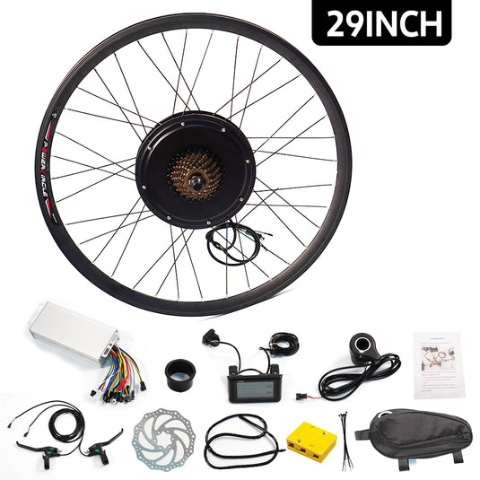 PORIYA ebike Conversion Kit 48V1500W Motor Electric bike rear Wheel 26 27.5 29in