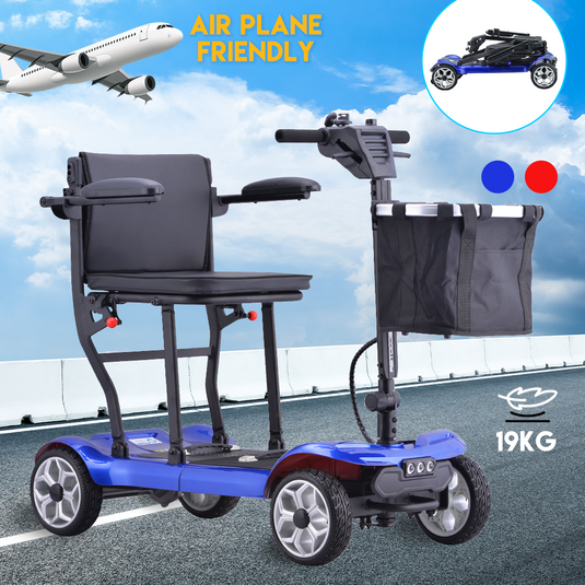 19KG Electric Mobility Scooter Airplane OK Lithium Motorised Foldable