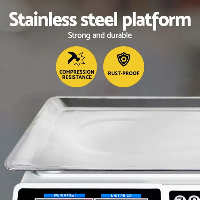 Load image into Gallery viewer, PORIYA Electronic Digital Scale Shop Platform Kitchen Scales Commercial 300 /150/ 40KG
