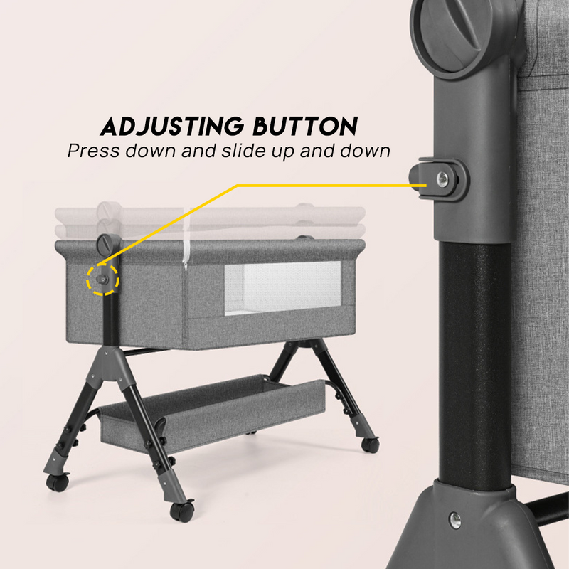 Load image into Gallery viewer, PORIYA Baby Cots Foldable Newborn Co-Sleeper Bed Baby Bassinet Bedside Sleep Cradle
