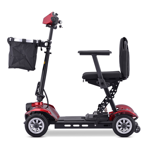 Portable Electric Mobility Scooter Motorised 4 Wheel Folding Scooter 35KM Range