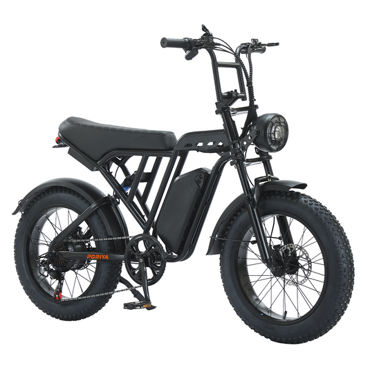 PORIYA 2000W 20" Electric Bike 48V 16Ah 60km/h MTB Ebike 70KMH Mountain Bicycle E-Bike