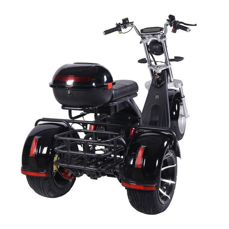 Load image into Gallery viewer, Adult Electric Tricycle Scooter 3000W 60KM/H 50KM 3 wheels Electric Scooters
