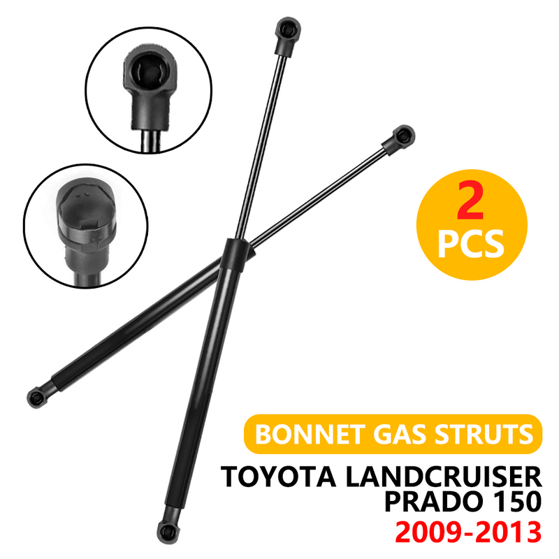 Load image into Gallery viewer, PORIYA Set of 2 Bonnet Gas Struts for Toyota Landcruiser Prado 150 Series 2009-2013
