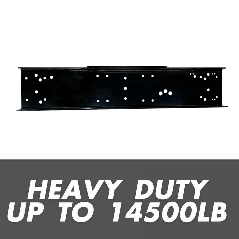 Load image into Gallery viewer, PORIYA Winch Mounting Plate Cradle Steel 8000-14500lbs Universal Truck Trailer
