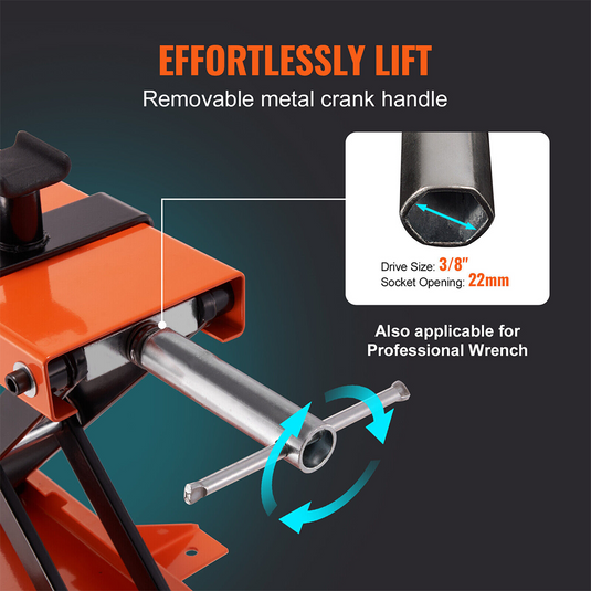 PORIYA 1100lb Motorcycle Scissor Lift Stand 500KG Motorbike Lift Working Bench ATV Jack