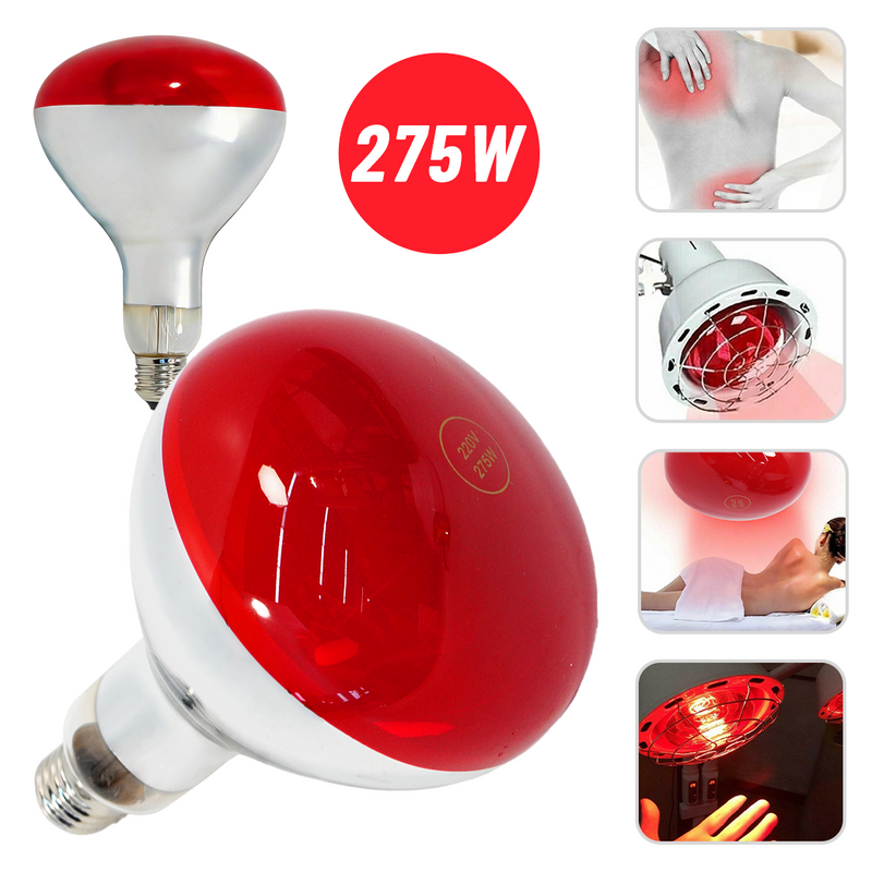 Load image into Gallery viewer, PORIYA 275W Infrared Heat Lamp Light Floor Stand Therapeutic Therapy Pain Relief E27
