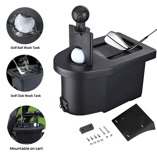 Golf Cart Ball Club Washer Cleaner Set for Yamaha Club Car EZGO Cart Accessories