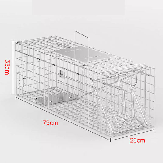 PORIYA TRAP Humane Possum Feral Cage Cat Rabbit Bird Animal Dog Hare Fox Live Catch NEW