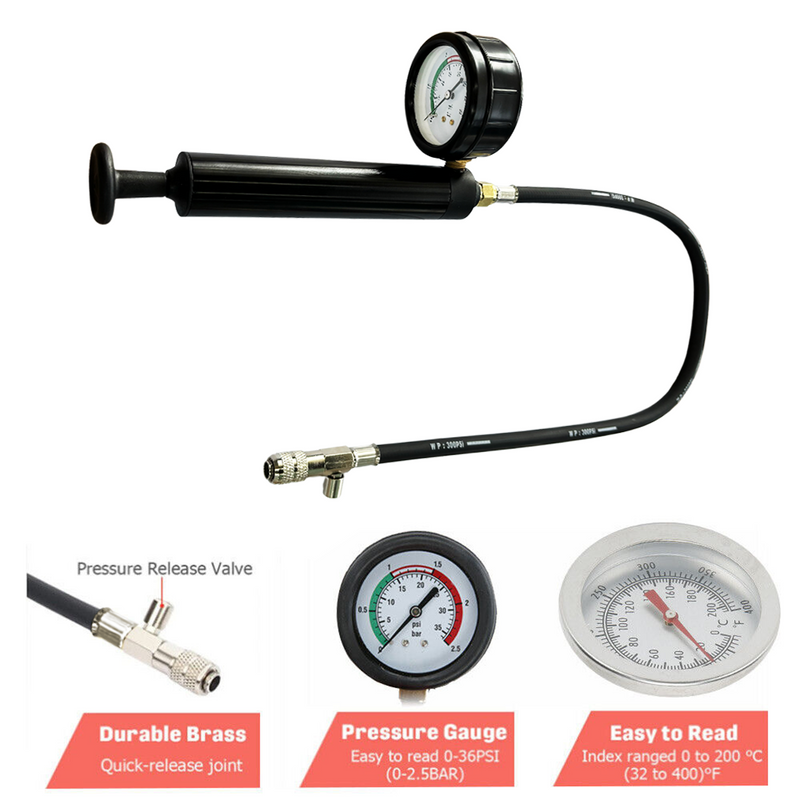 Load image into Gallery viewer, PORIYA 28PCS Universal Radiator Pressure Tester Vacuum Type Cooling System Refill Kit
