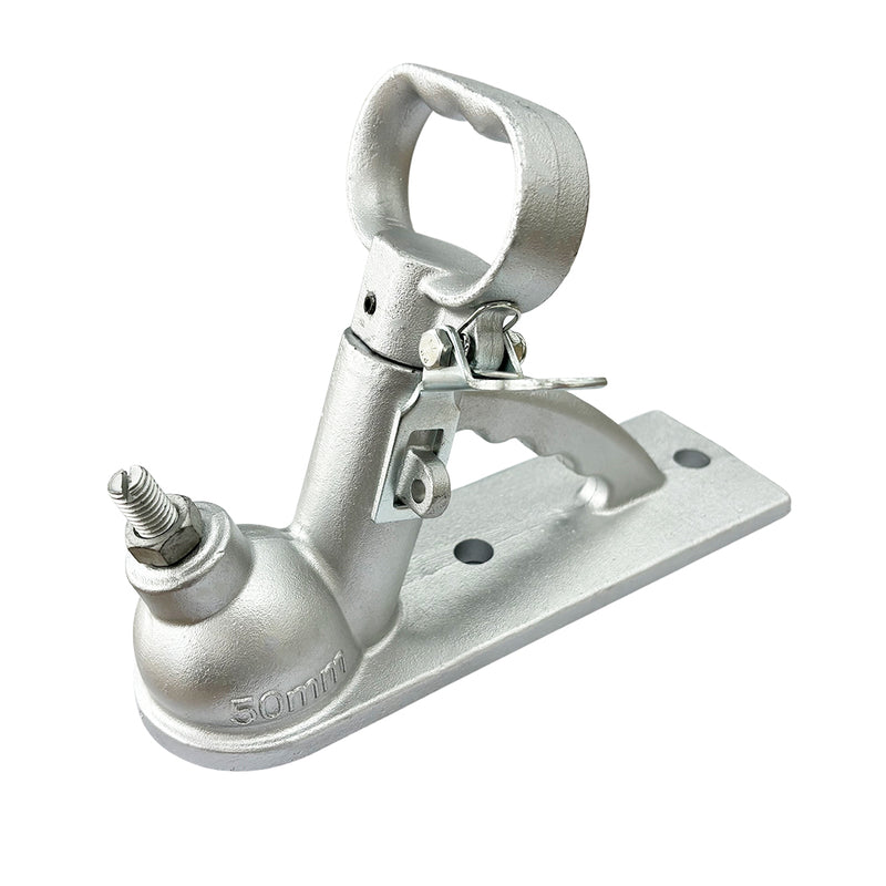 Load image into Gallery viewer, PORIYA Trailer Coupling Galvanised 2Hole Quick Release Hitch 2000kg 50mm Tow ADR 4177.3
