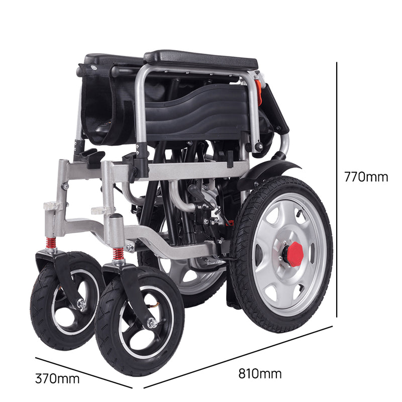 Load image into Gallery viewer, Electric Wheelchair Folding Long Range Motorised Foldable Armrest Free Flip
