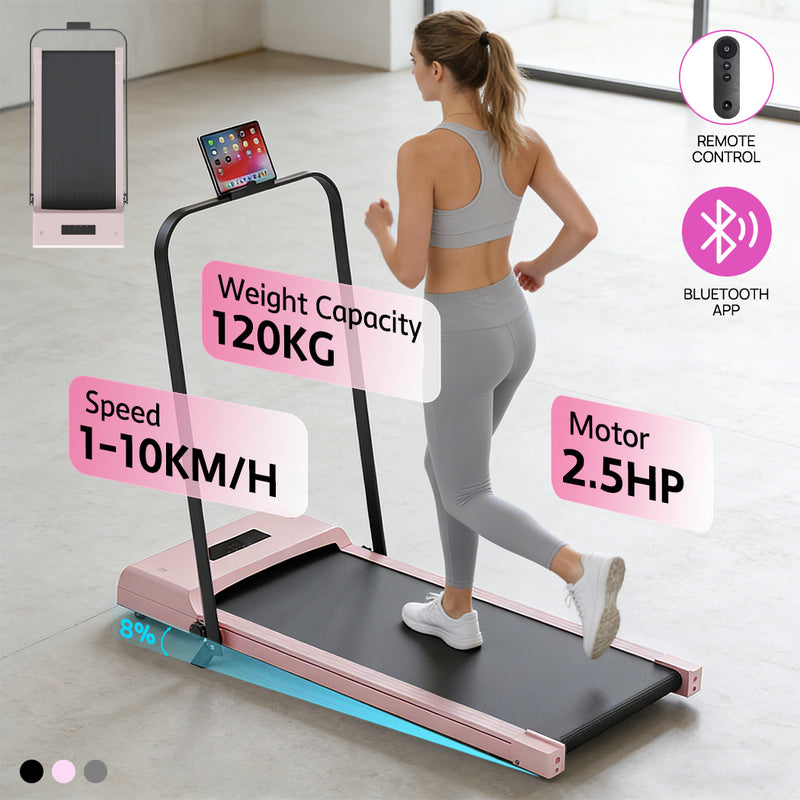 Load image into Gallery viewer, PORIYA Electric Quiet Under Desk Treadmill for Home Gym Fitness Remote Control
