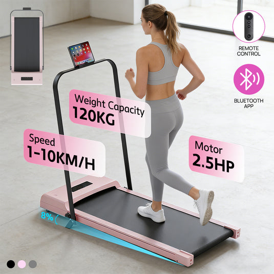 PORIYA Electric Quiet Under Desk Treadmill for Home Gym Fitness Remote Control