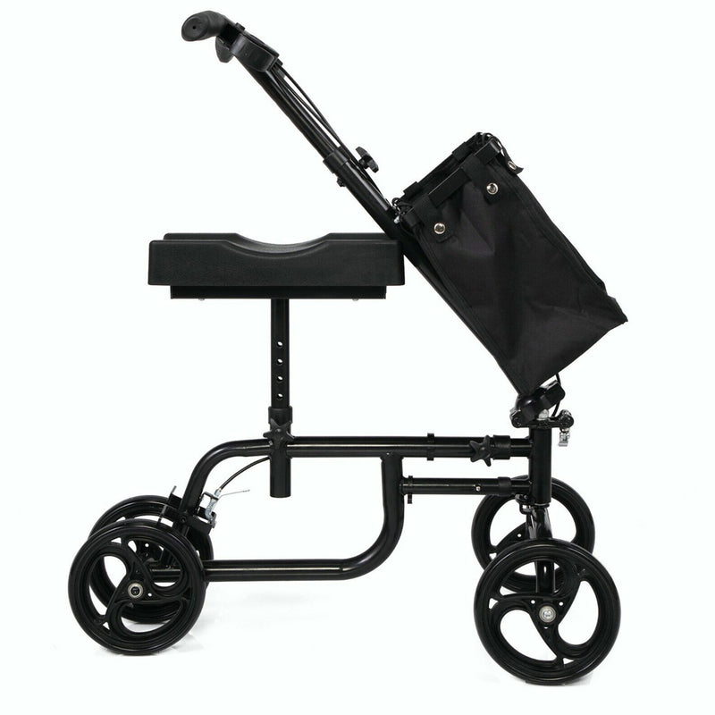 Load image into Gallery viewer, Foldable Knee Walker Scooter Mobility Alternative Crutches Wheelchair w/ Basket
