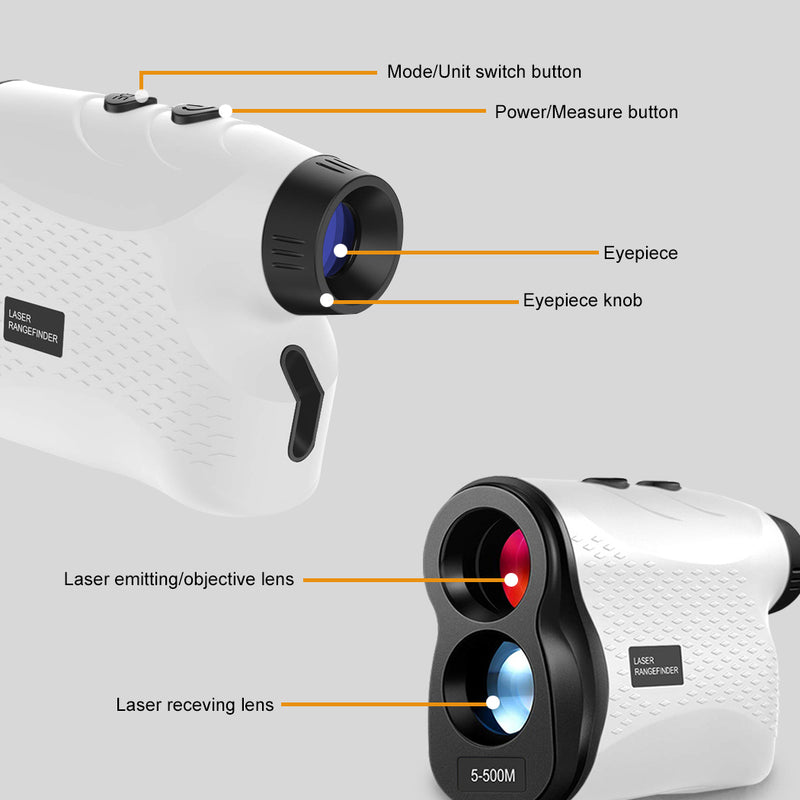 Load image into Gallery viewer, PORIYA Golf Laser Range Finder Hunting Rangefinder Flagpole Distance Height Speed AU
