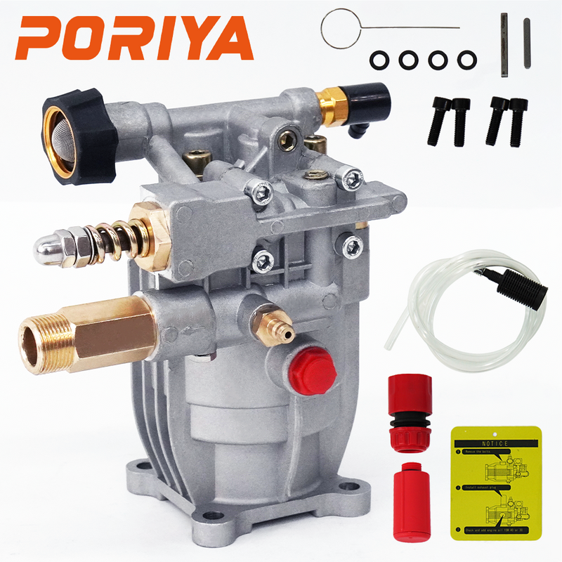 Load image into Gallery viewer, PORIYA Pressure Washer Pump Power Washer Pump 19 mm Horizontal 3400 PSI 2.5 GPM
