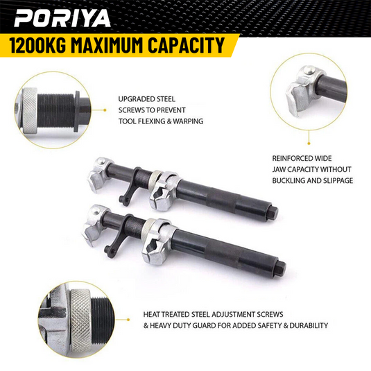 PORIYA Heavy Duty Coil Spring Compressor Suspension Spring Clamp With Safety Bracket