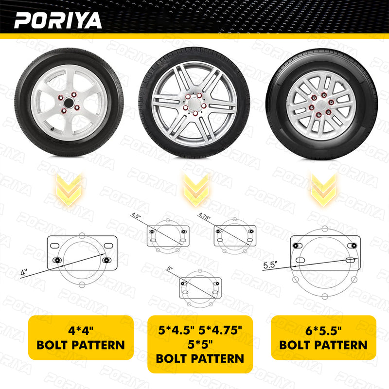 Load image into Gallery viewer, PORIYA Spare Wheel Carrier Bracket Tyre Holder For Trailer Caravan Boat 150 Lbs
