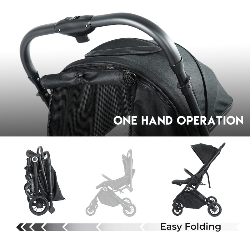 Load image into Gallery viewer, PORIYA Baby Stroller Reversible Handle Foldable Pram Portable Travel Pushchair Stroller
