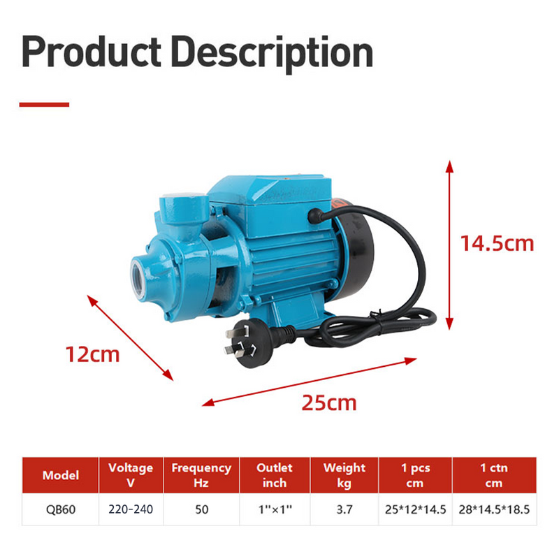 Load image into Gallery viewer, PORIYA Peripheral Water Pump QB60 QB80 Garden Boiler Car Wash Auto Controller
