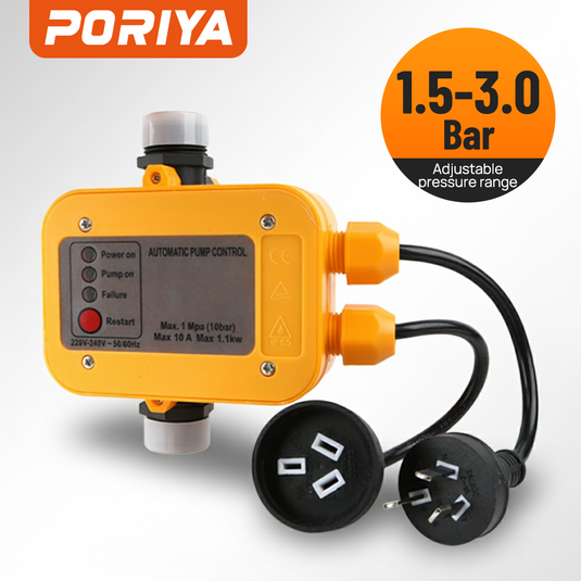 PORIYA Peripheral Water Pump QB60 QB80 Garden Boiler Car Wash Auto Controller