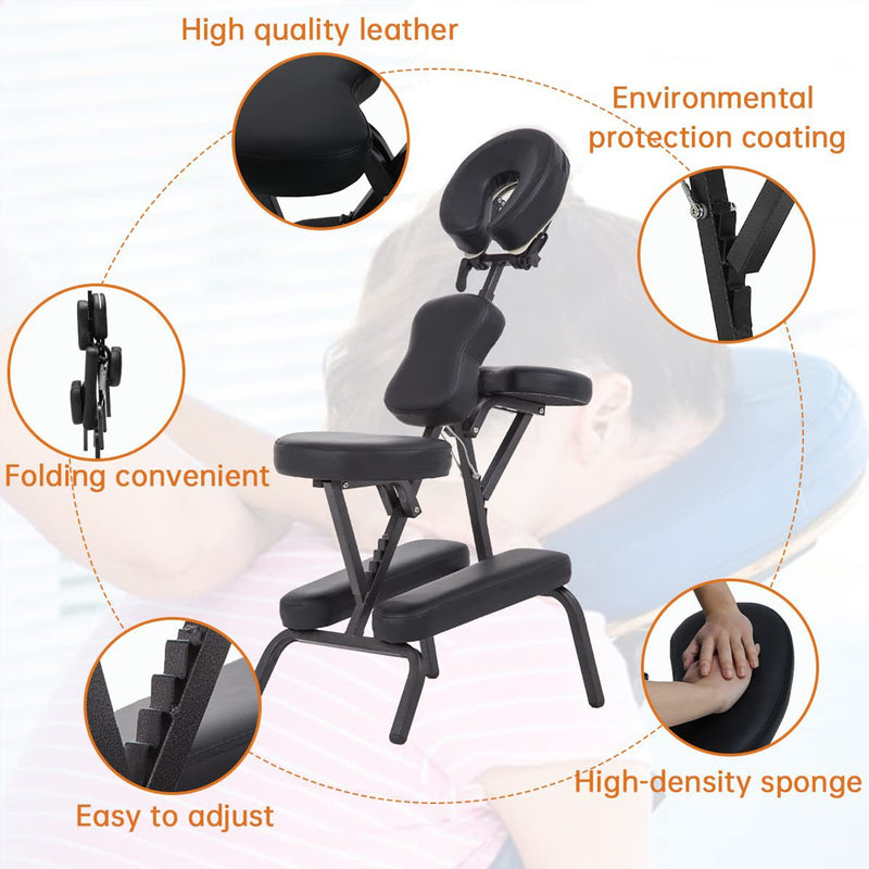 Load image into Gallery viewer, Foldable Massage Chair Table Aluminium Portable Chair Beauty Therapy Tattoo Waxi
