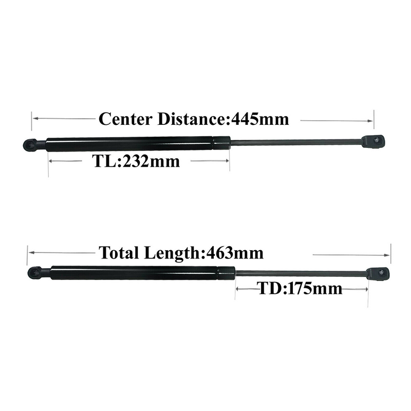 Load image into Gallery viewer, PORIYA 2 Tailgate Boot Gas Struts for Toyota Corolla Hatchback 2006-2012 ZRE152R Series
