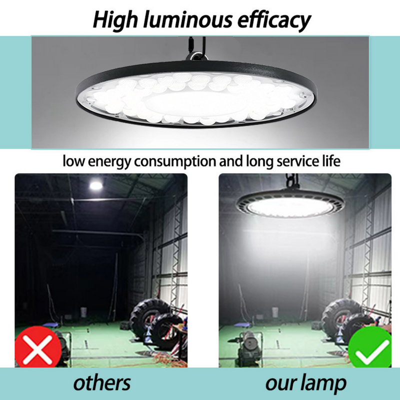 Load image into Gallery viewer, PORIYA UFO LED High Bay Lights 200W 300W 500W Warehouse Industrial Shed Factory Lamps
