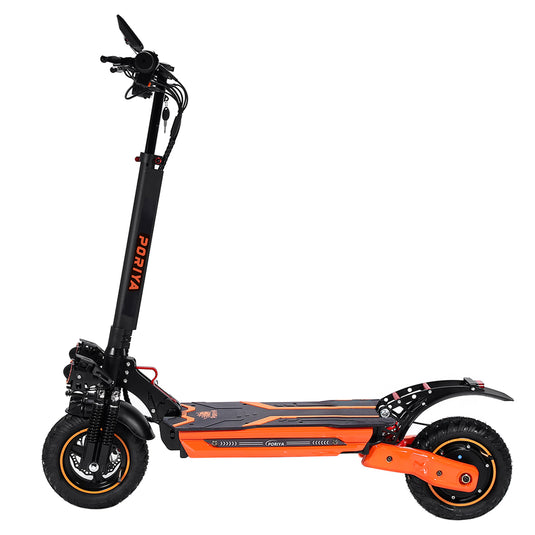 PORIYA 3000W Portable Electric Scooter 80KM/H Off Road Scooter Foldable E Bike