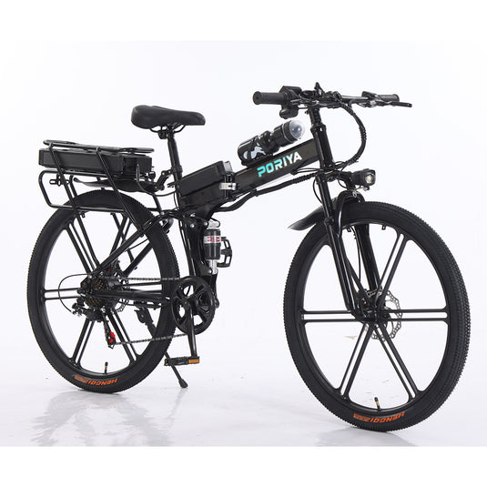 48V 1500W 26" Foldable Electric Bike Off Road E-Bike Mountain Bicycle E-MTB