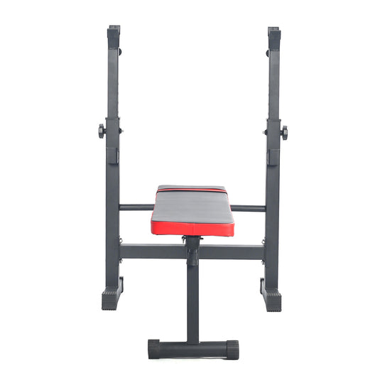 BLACK Weight Bench Press Squat Rack Incline Fitness Home Gym Equipment